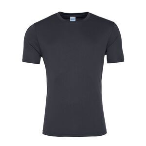 AWDis Just Cool Mens Smooth Short Sleeve T-Shirt / Charcoal